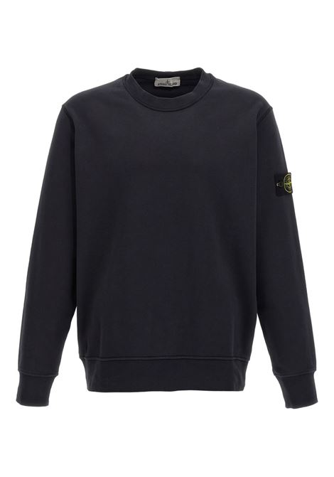 felpa 6100060 uomo nera STONE ISLAND | L1S15 6100060 S0051V0029